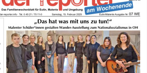 Malenter Schülerinnen und Schüler präsentieren Wanderausstellung zum Nationalsozialismus in OH